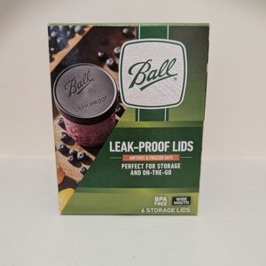 Ball Leak-Proof Storage Lids, Wide Mouth